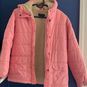 Pink Lands End Winter Coat